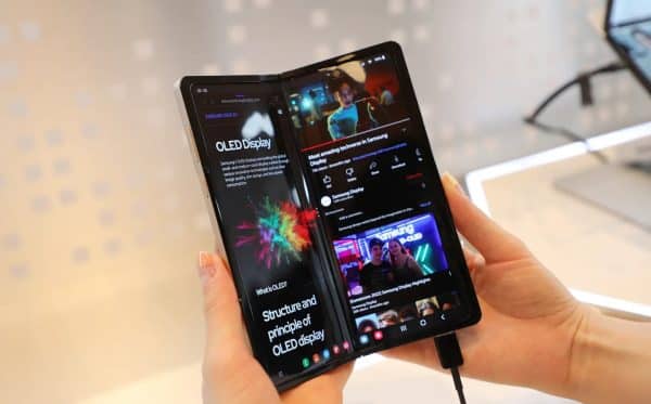 Galaxy Z Fold 5 te yer alabilecek katlanabilir ekran ortaya çıktı