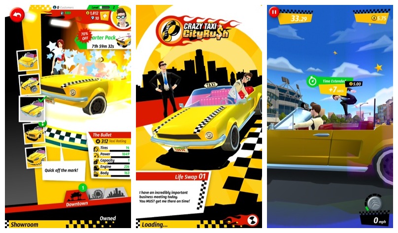 Crazy taxi карта