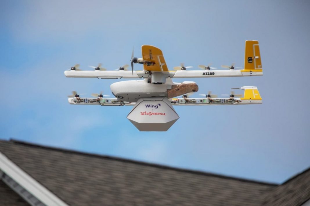 Alphabet Wing drone'ları ile ABD'de kargo teslimatı ...