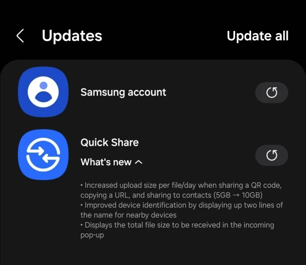 samsung quick share