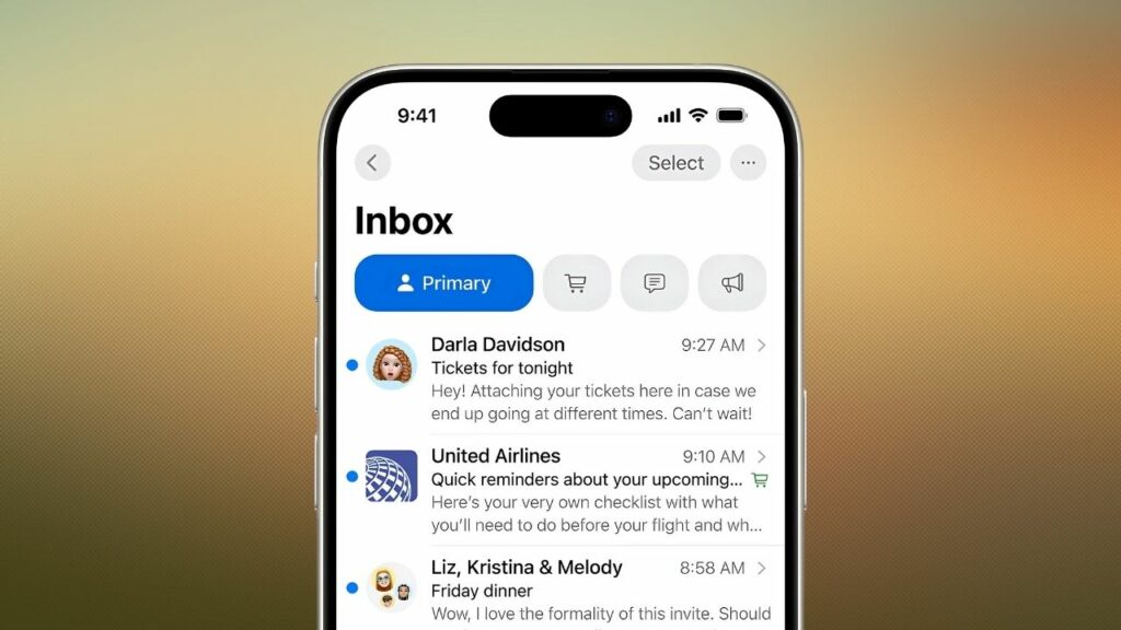 ios 18.2 mail app