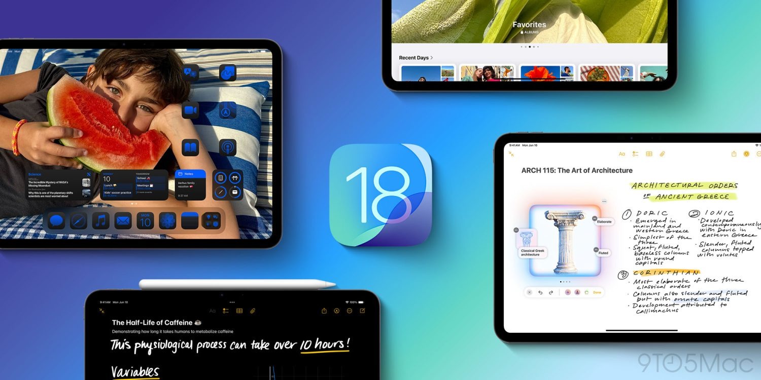 iPadOS 18, 16 Eylül'de yayınlanıyor