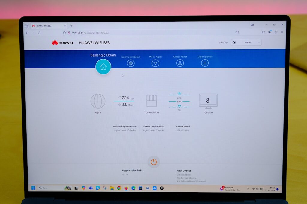 huawei wifi be3 inceleme