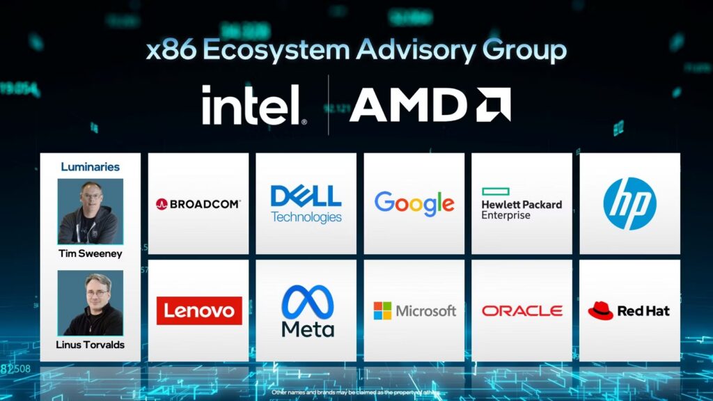 intel amd x86 advisory group